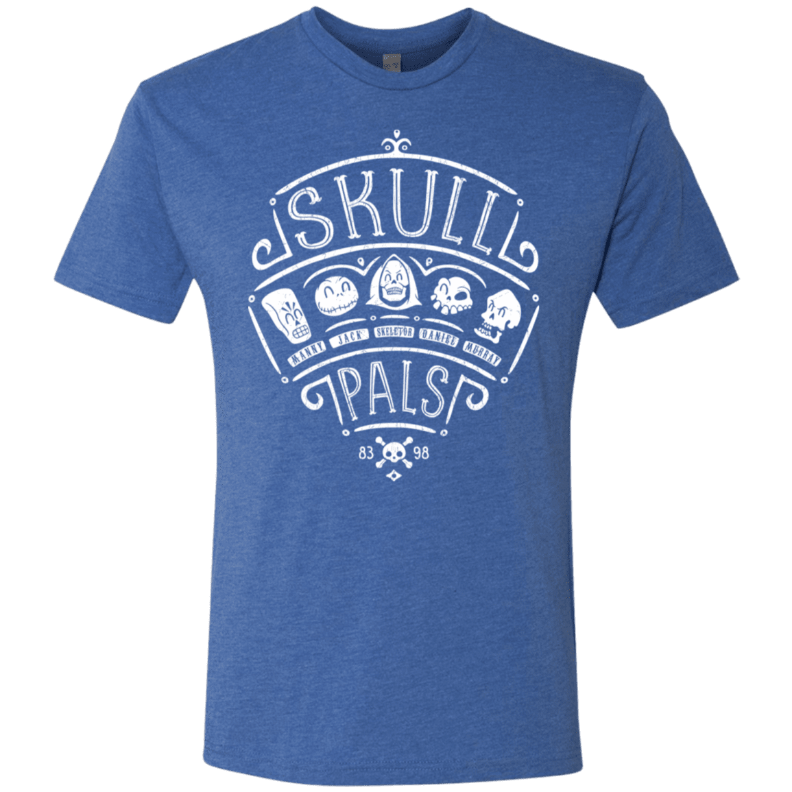 T-Shirts Vintage Royal / S Skull Pals Men's Triblend T-Shirt