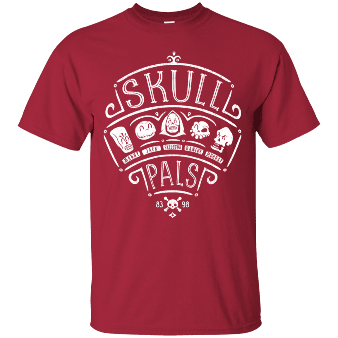 T-Shirts Cardinal / S Skull Pals T-Shirt