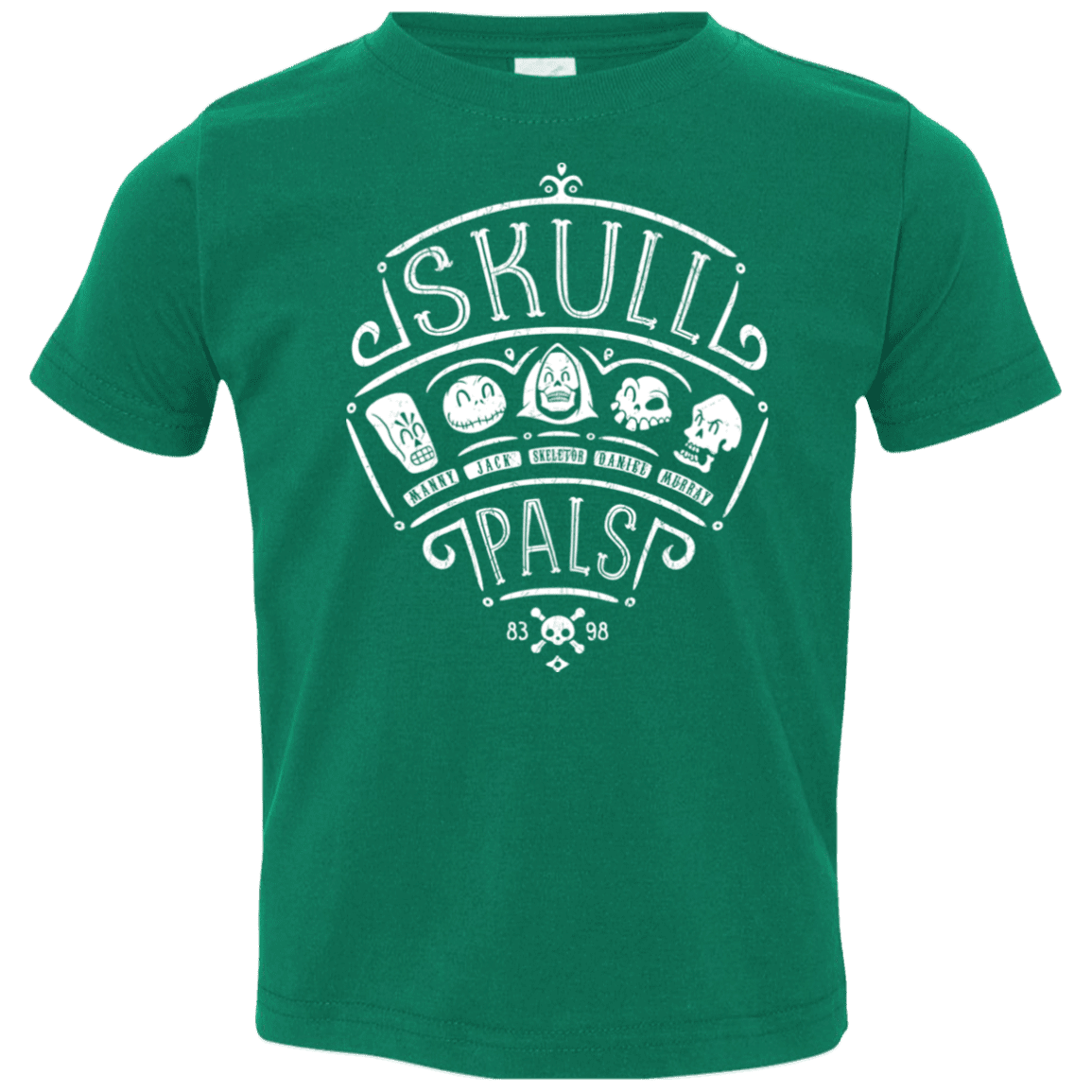 T-Shirts Kelly / 2T Skull Pals Toddler Premium T-Shirt