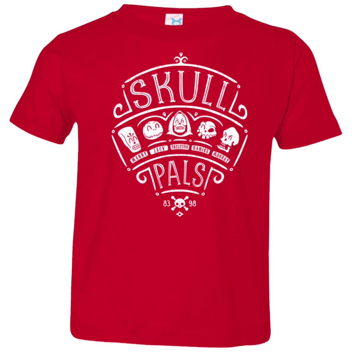 T-Shirts Red / 2T Skull Pals Toddler Premium T-Shirt