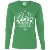 T-Shirts Irish Green / S Skull Pals Women's Long Sleeve T-Shirt