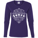 T-Shirts Purple / S Skull Pals Women's Long Sleeve T-Shirt