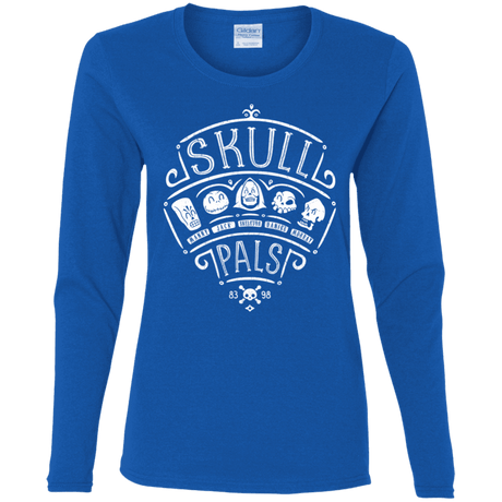 T-Shirts Royal / S Skull Pals Women's Long Sleeve T-Shirt