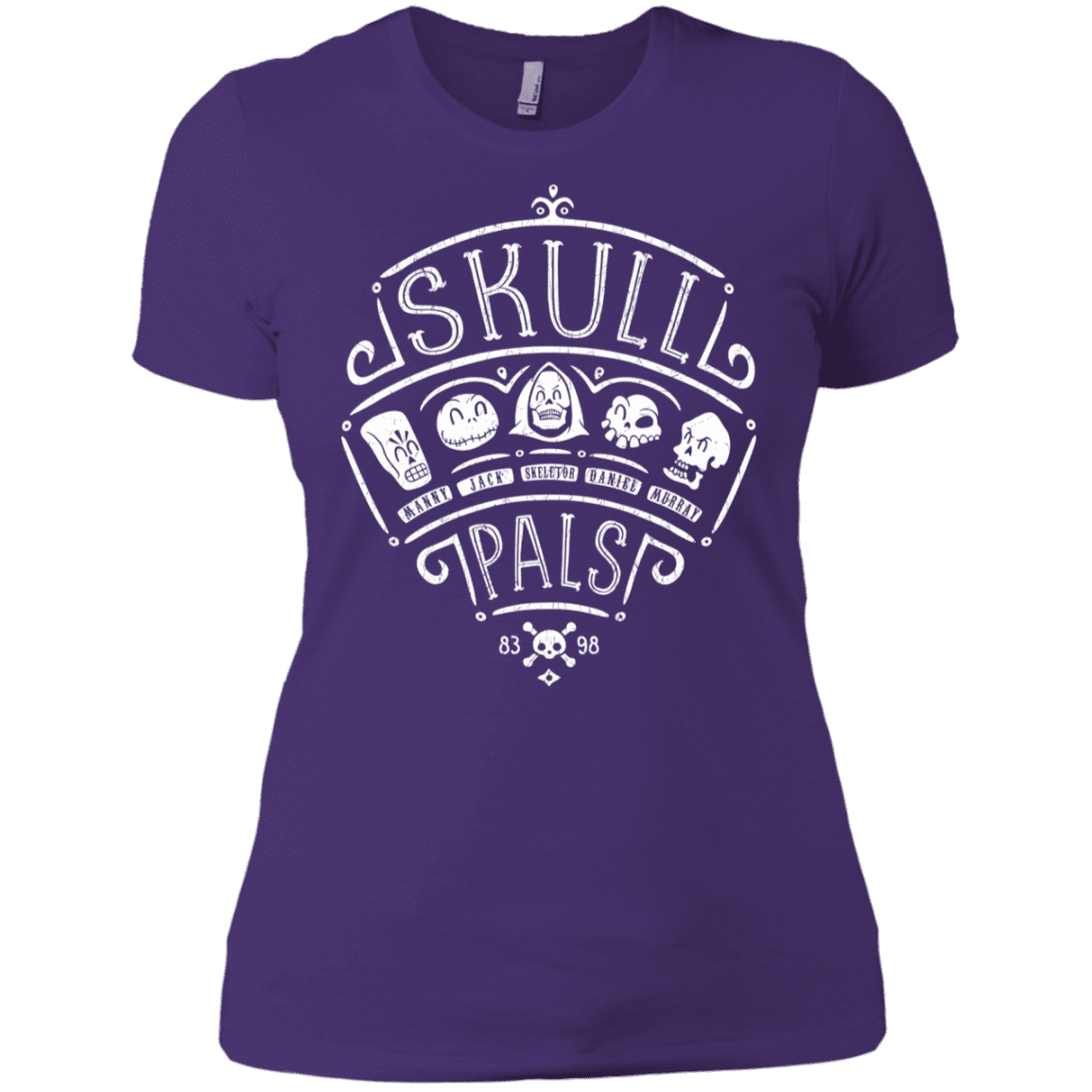 T-Shirts Purple Rush/ / X-Small Skull Pals Women's Premium T-Shirt