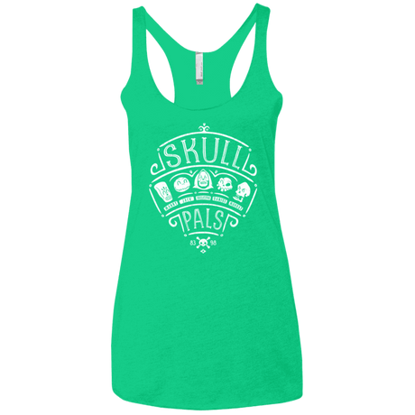 T-Shirts Envy / X-Small Skull Pals Women's Triblend Racerback Tank