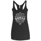 T-Shirts Vintage Black / X-Small Skull Pals Women's Triblend Racerback Tank