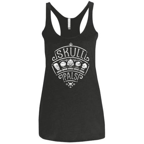 T-Shirts Vintage Black / X-Small Skull Pals Women's Triblend Racerback Tank