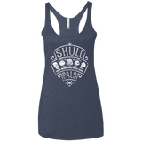 T-Shirts Vintage Navy / X-Small Skull Pals Women's Triblend Racerback Tank