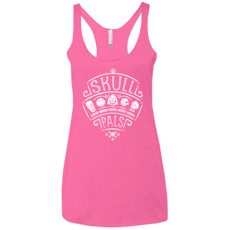 T-Shirts Vintage Pink / X-Small Skull Pals Women's Triblend Racerback Tank