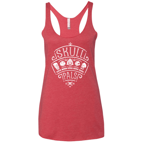 T-Shirts Vintage Red / X-Small Skull Pals Women's Triblend Racerback Tank