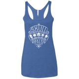 T-Shirts Vintage Royal / X-Small Skull Pals Women's Triblend Racerback Tank