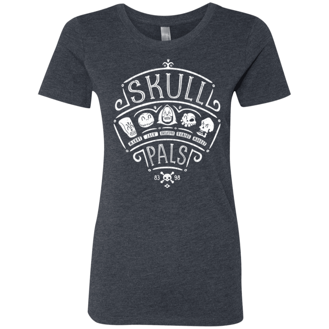 T-Shirts Vintage Navy / S Skull Pals Women's Triblend T-Shirt