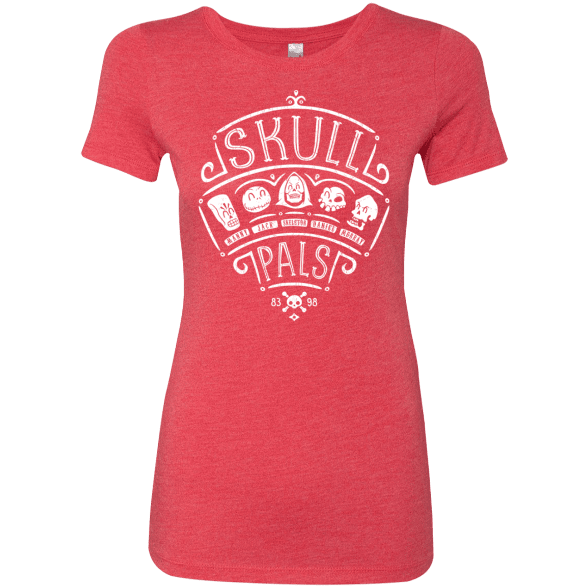 T-Shirts Vintage Red / S Skull Pals Women's Triblend T-Shirt
