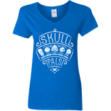 T-Shirts Royal / S Skull Pals Women's V-Neck T-Shirt