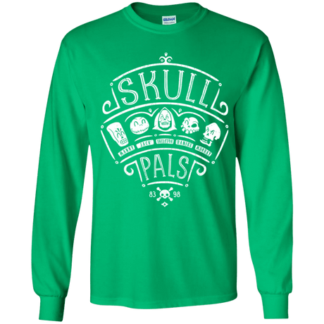 T-Shirts Irish Green / YS Skull Pals Youth Long Sleeve T-Shirt