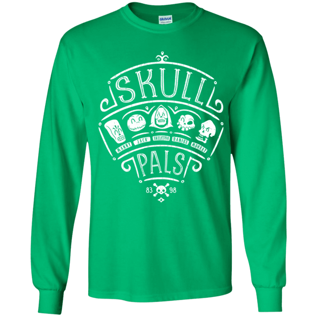 T-Shirts Irish Green / YS Skull Pals Youth Long Sleeve T-Shirt