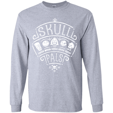 T-Shirts Sport Grey / YS Skull Pals Youth Long Sleeve T-Shirt