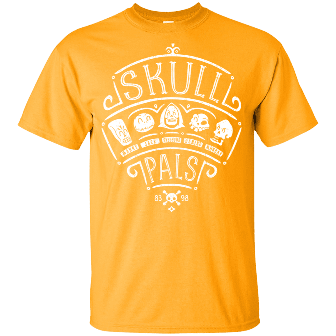 T-Shirts Gold / YXS Skull Pals Youth T-Shirt