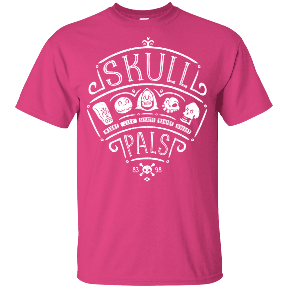 T-Shirts Heliconia / YXS Skull Pals Youth T-Shirt