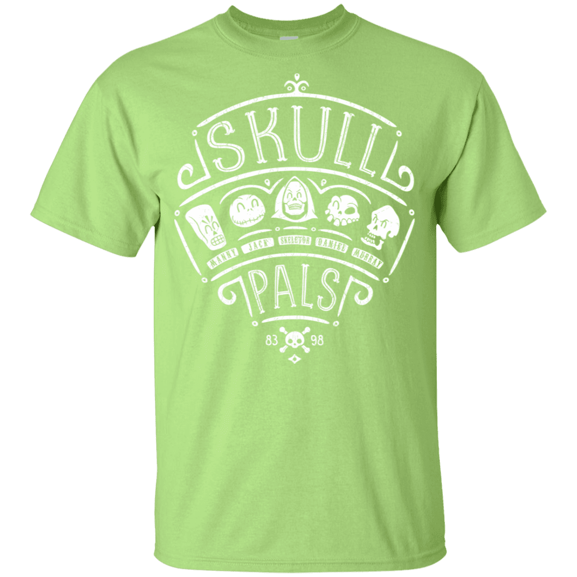 T-Shirts Mint Green / YXS Skull Pals Youth T-Shirt