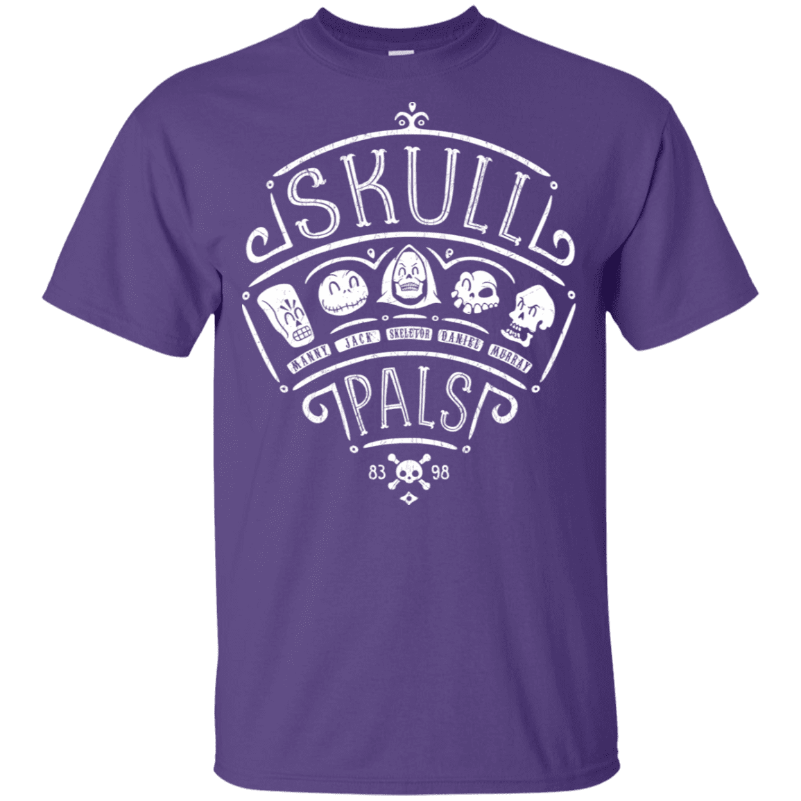 T-Shirts Purple / YXS Skull Pals Youth T-Shirt