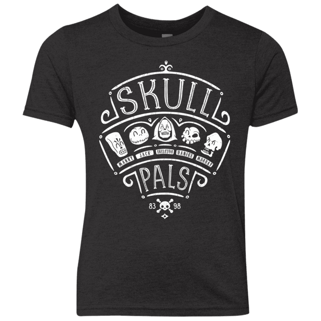 T-Shirts Vintage Black / YXS Skull Pals Youth Triblend T-Shirt