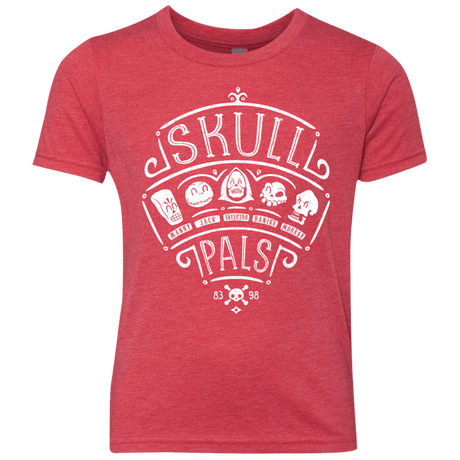 T-Shirts Vintage Red / YXS Skull Pals Youth Triblend T-Shirt