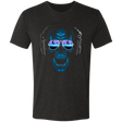 T-Shirts Vintage Black / S Skull Techno Men's Triblend T-Shirt