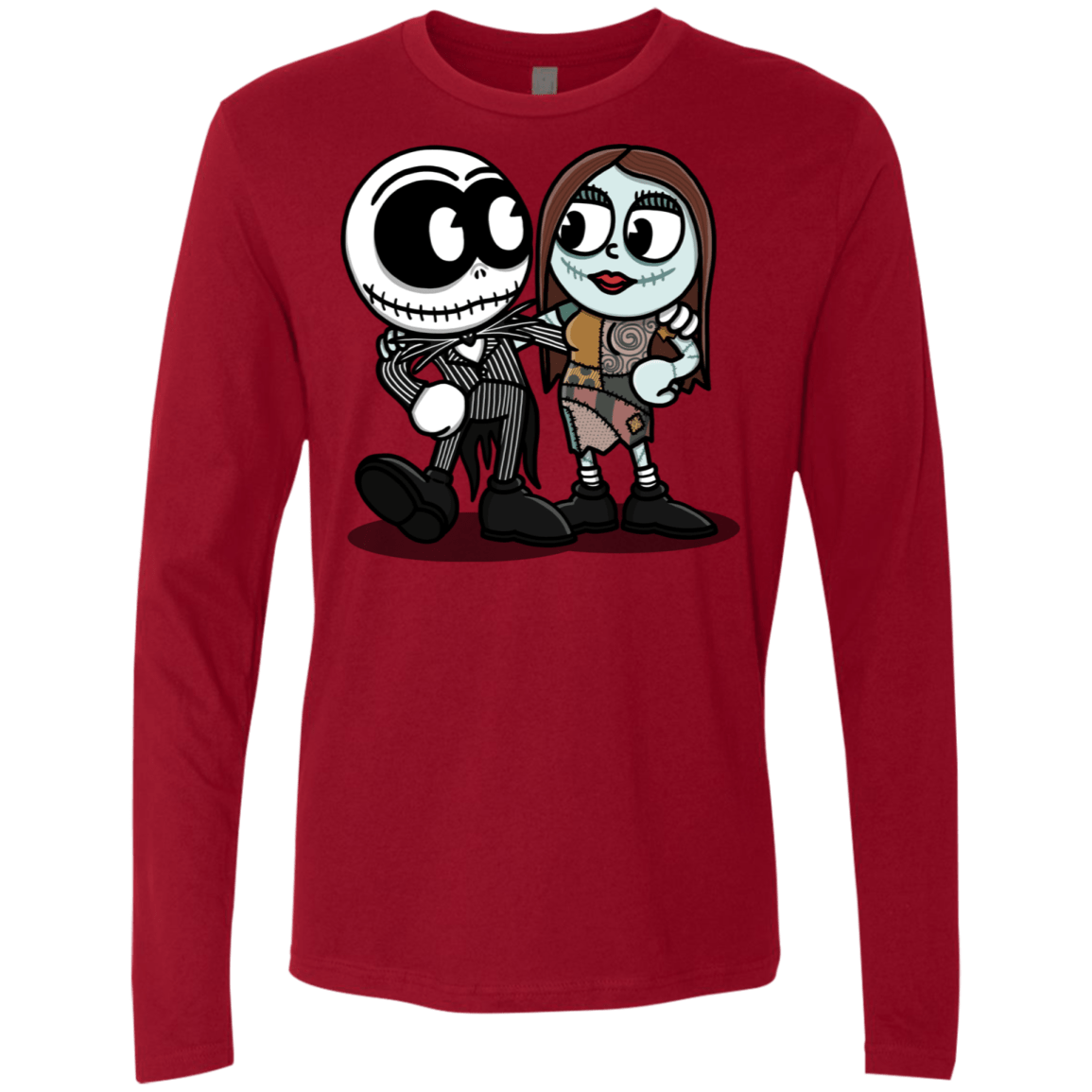 T-Shirts Cardinal / S Skullhead Men's Premium Long Sleeve