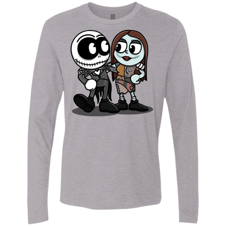 T-Shirts Heather Grey / S Skullhead Men's Premium Long Sleeve