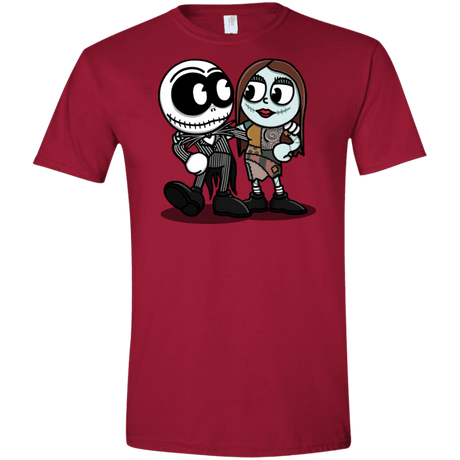 T-Shirts Cardinal Red / S Skullhead Men's Semi-Fitted Softstyle