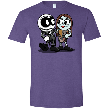 T-Shirts Heather Purple / S Skullhead Men's Semi-Fitted Softstyle