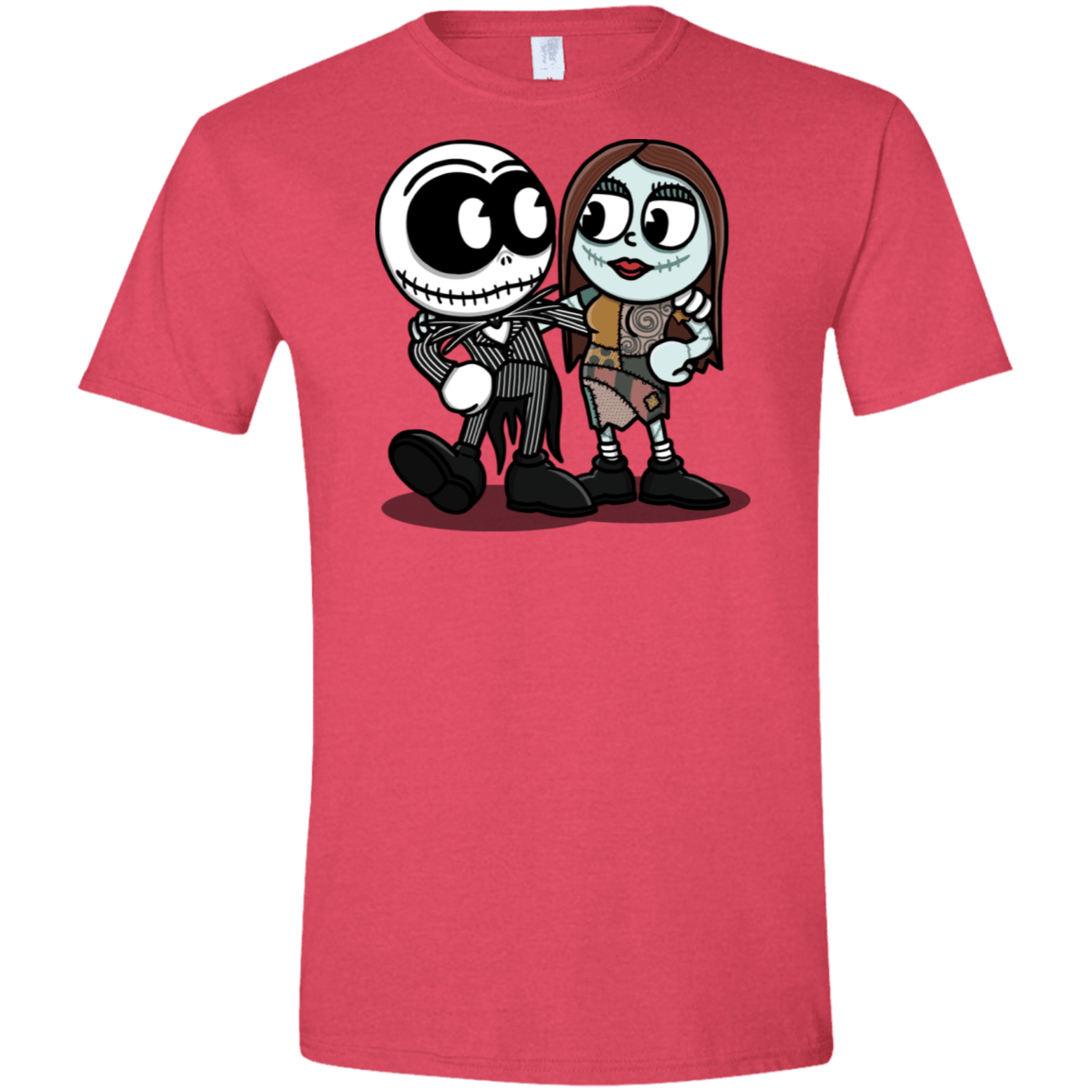 T-Shirts Heather Red / S Skullhead Men's Semi-Fitted Softstyle