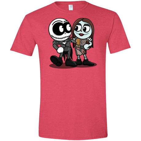 T-Shirts Heather Red / S Skullhead Men's Semi-Fitted Softstyle