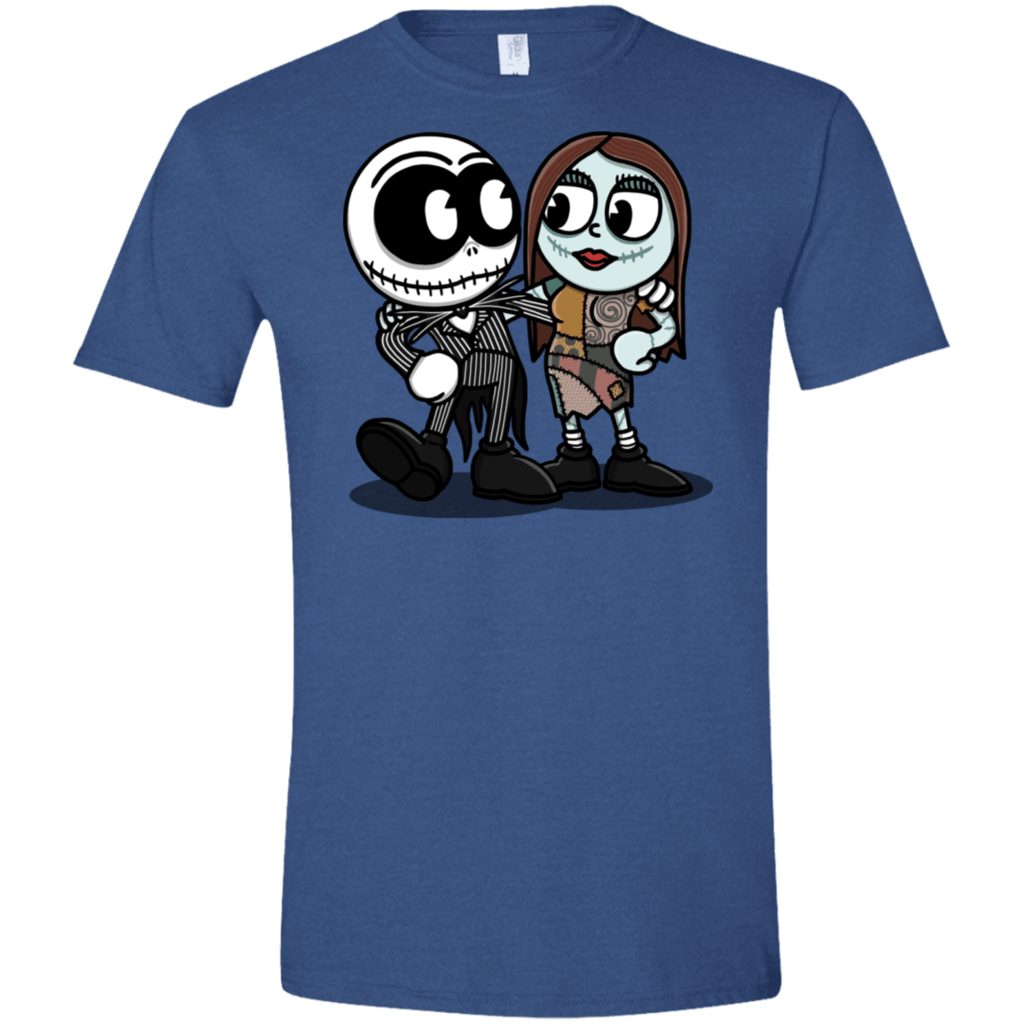 T-Shirts Heather Royal / X-Small Skullhead Men's Semi-Fitted Softstyle