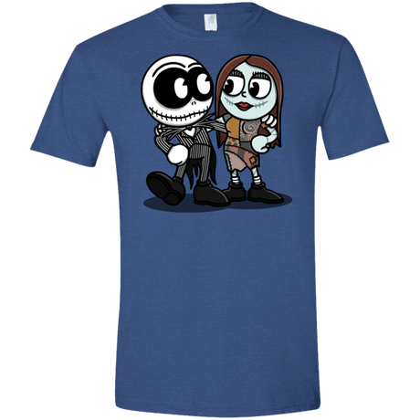 T-Shirts Heather Royal / X-Small Skullhead Men's Semi-Fitted Softstyle