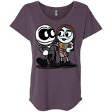 T-Shirts Vintage Purple / X-Small Skullhead Triblend Dolman Sleeve