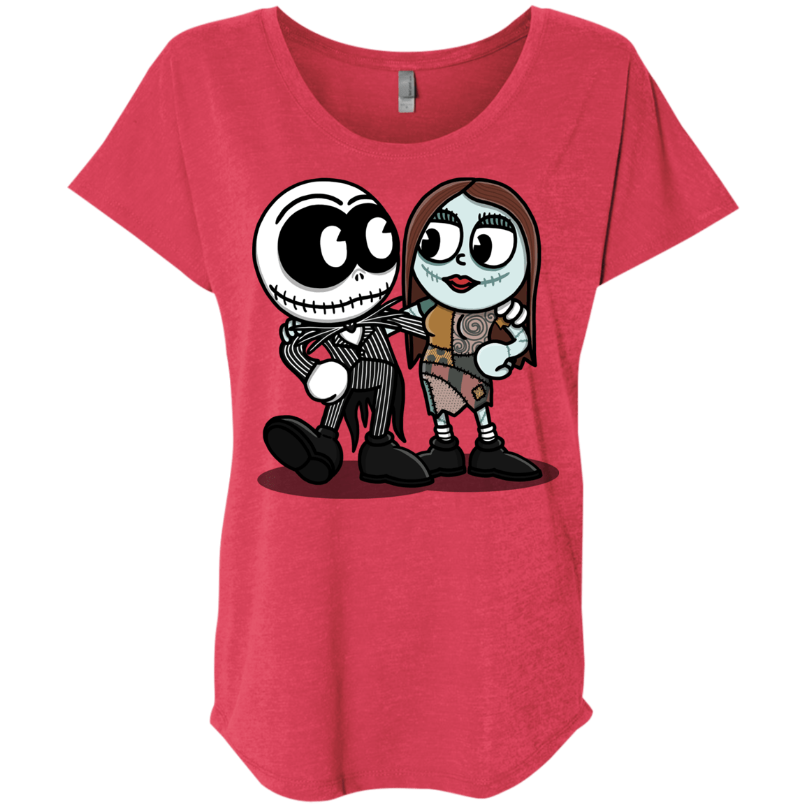 T-Shirts Vintage Red / X-Small Skullhead Triblend Dolman Sleeve