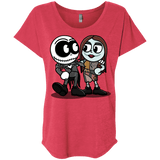 T-Shirts Vintage Red / X-Small Skullhead Triblend Dolman Sleeve