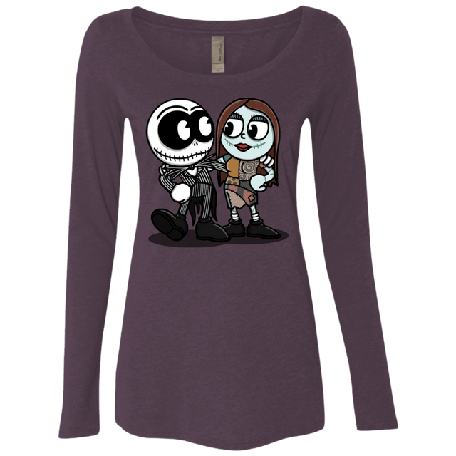 T-Shirts Vintage Purple / S Skullhead Women's Triblend Long Sleeve Shirt