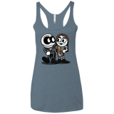 T-Shirts Indigo / X-Small Skullhead Women's Triblend Racerback Tank