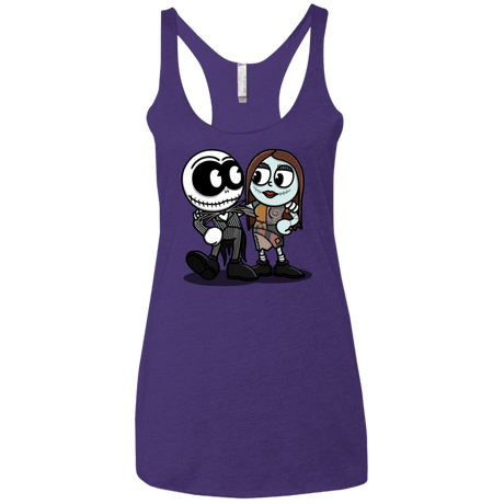 T-Shirts Purple Rush / X-Small Skullhead Women's Triblend Racerback Tank