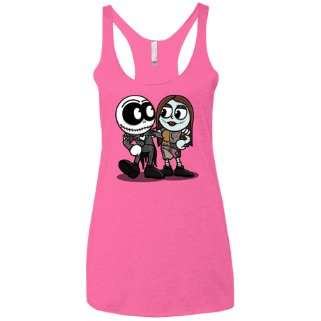 T-Shirts Vintage Pink / X-Small Skullhead Women's Triblend Racerback Tank