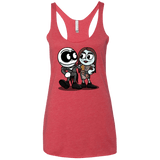 T-Shirts Vintage Red / X-Small Skullhead Women's Triblend Racerback Tank