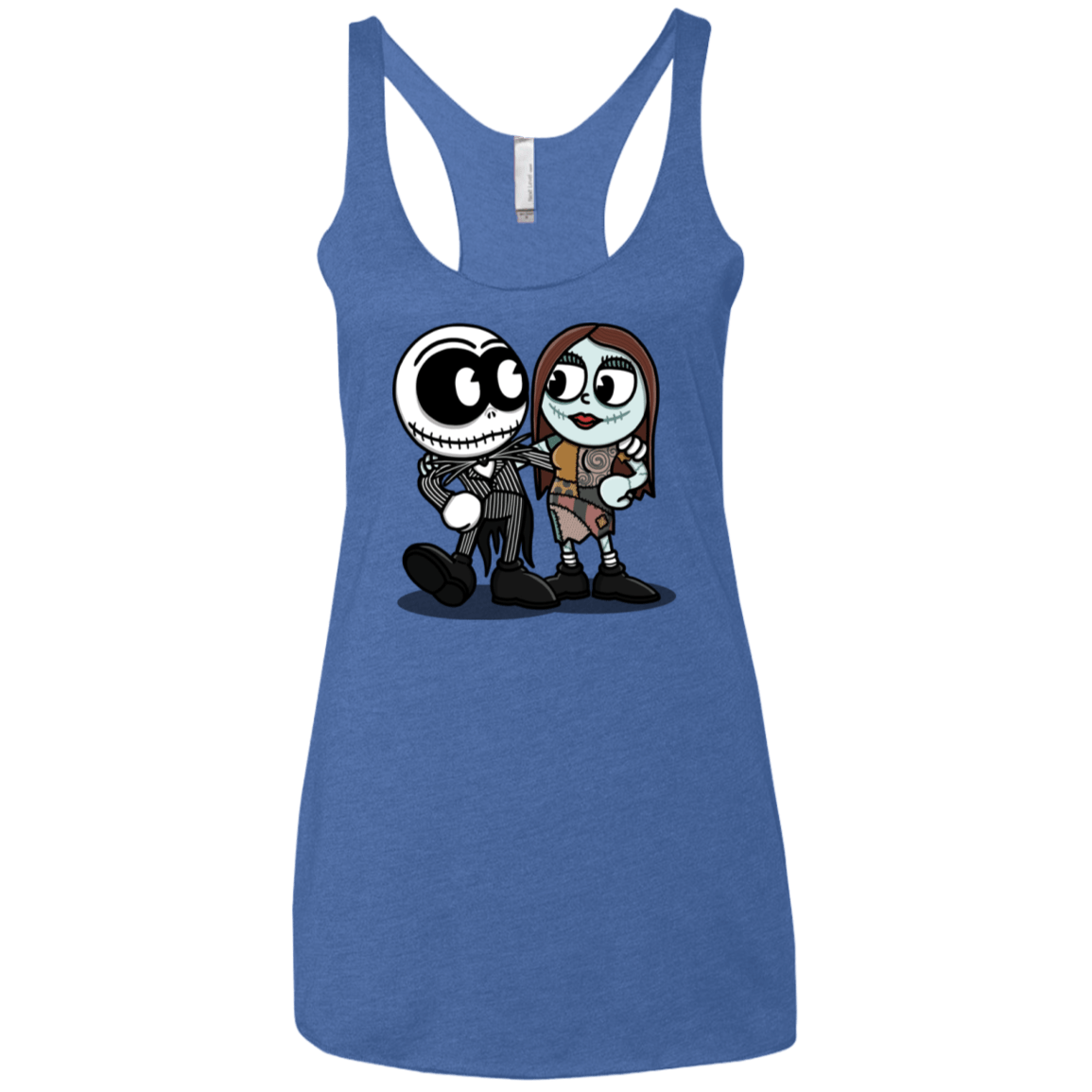 T-Shirts Vintage Royal / X-Small Skullhead Women's Triblend Racerback Tank