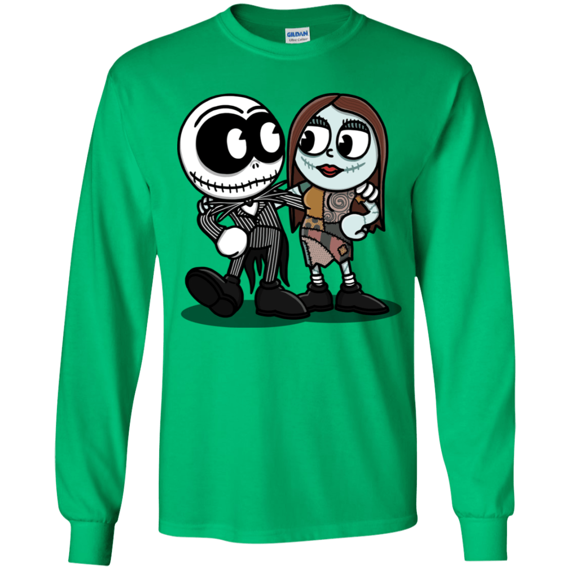 T-Shirts Irish Green / YS Skullhead Youth Long Sleeve T-Shirt