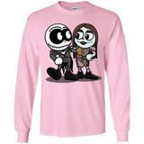 T-Shirts Light Pink / YS Skullhead Youth Long Sleeve T-Shirt