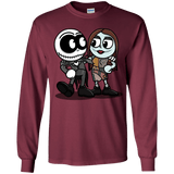 T-Shirts Maroon / YS Skullhead Youth Long Sleeve T-Shirt