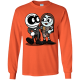 T-Shirts Orange / YS Skullhead Youth Long Sleeve T-Shirt