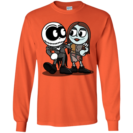 T-Shirts Orange / YS Skullhead Youth Long Sleeve T-Shirt